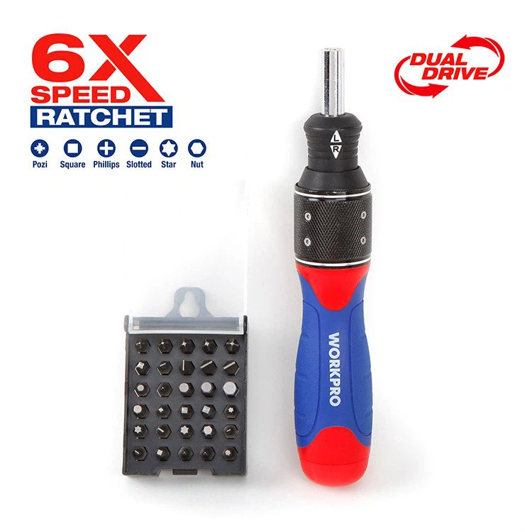 סט מברגים 6x הילוכים כפולים