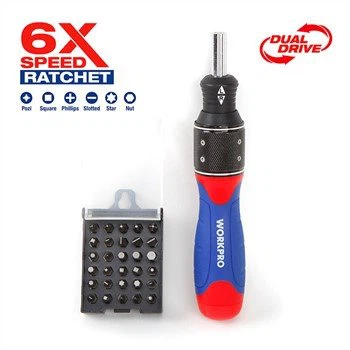 סט מברגים 6x הילוכים כפולים