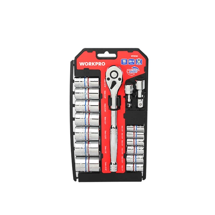 סט שקעים כפולים 16 יחידות