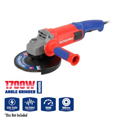 מטחנת זווית מקצועית 180MM 1700W